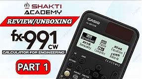 Casio FX-99 CW || Can Be Used For Engineering?? || Unboxing/Review ||