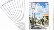 15 Pack 5x7 White Picture Mats, Frame Mattes for 4x6 Pictures Display Photo Frame Mat Core Bevel Cut Mat Board Show Kit for Photos, Prints, Artworks