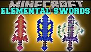 Minecraft: ELEMENTAL SWORDS (UPGRADE SWORDS, SPECIAL EFFECTS, & MORE!) Mod Showcase