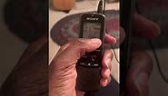 How To Use Voice Recorder Sony ICD-PX240