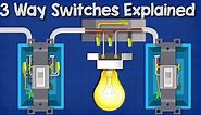 3 Way Switches Explained - How to wire 3 way light switch