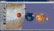 Solar System Part 2: 3D Modelling with Anim8or - Adding Texture Maps on 3D Objects
