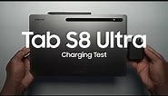 Samsung Galaxy Tab S8 Ultra | Charging Test