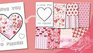 I Love You to Pieces Heart Collage Activity Pack