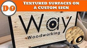 Make a simple textured sign with a CNC - How to