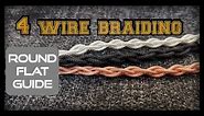4 wire cable braiding round and flat for headphone and iem cables [NAKED Tutorial]
