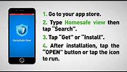 Setup and instruction video on how to install the Swann HomeSafe View app