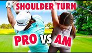 PRO GOLFERS Reveal The Secret To Shoulder Turn You Won't Believe What They Do (golf swing tips)