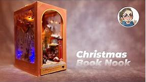 Christmas Book Nook Magic | DIY Miniature Crafts | Cozy & Fun Holiday Build