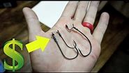 How to add a Cheap & Easy Bait Keeper to ANY FISHING HOOK!!
