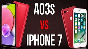 A03s vs iPhone 7 (Comparativo)