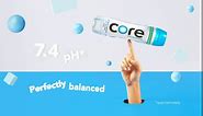 Core Hydration Perfectly Balanced Water, 23.9 fl oz Sport Cap bottle (Pack of 12)