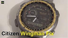Citizen C100 Wingman fix - Ep 95 - Vintage Digital Watches