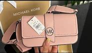 Распаковка MICHAEL KORS Greenwich Extra-Small Saffiano Leather Sling Crossbody Bag (pink)