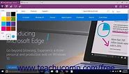 Windows 10 Tutorial Make a Web Note in Microsoft Edge Microsoft Training