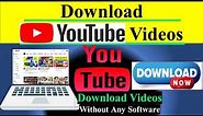 How to Download Youtube Videos in PC and Laptop | Youtube Videos Kaise Download Kare