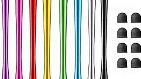 Outus 8 Pieces Waist Stylus Pens with 8 mm Rubber Tips Stylus Pens for Screen Compatible with iPhone, iPad, Tablet (8 Colors)
