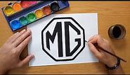 How to draw the MG logo 2023