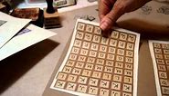 make your own scrabble letter tiles