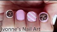 How-to: Easy Sloth Nail Art Tutorial
