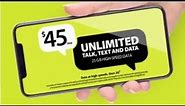 $45 Silver Unlimited Plan + new iPhone 13