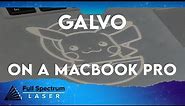 Muse Galvo - Engraving a MacBook Pro