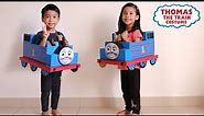 DIY I How to Make a Cardboard Train for Kids I Thomas & friends