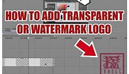 How to ADD Transparent Logo or Watermark - Sony Vegas