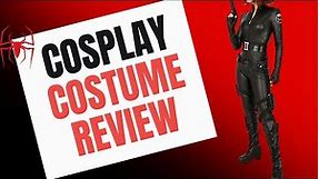 Black Widow Cosplay Costume Try-On | Female Black Widow Costume | Cosplay.fm Bodysuit
