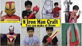 8 Iron Man Weapons you can make at home - All Iron Man DIY Compilation | Easy DIY Cardboard Craft