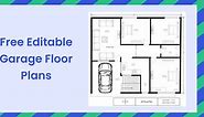 Free Editable Garage Floor Plans | EdrawMax Online