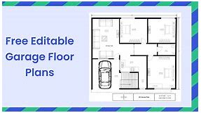 Free Editable Garage Floor Plans | EdrawMax Online