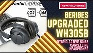 BERIBES Upgraded Hybrid Active Noise Cancelling Headphones