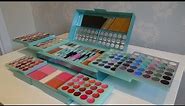 Claire's Metallic Mint Green Mega Make Up Cosmetic Set