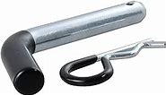 CURT 21510 Trailer Hitch Pin & Clip with Vinyl-Coated Grip, 5/8-Inch Diameter, Fits 2-Inch Receiver, CLEAR ZINC