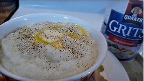 QUAKER 5 Minutes Grits | How To Make Creamy Grits