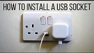 How To Install A USB Socket
