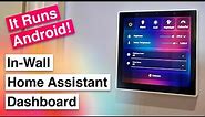 This thing is awesome! 4" Android In-Wall Smart Home Control Panel