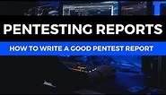 How To Write A Penetration Testing Report