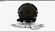Alpha 900 Eagle Flying Helmet 3D model by Hum3D.com