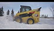 Using a Cat® 262 Skid Steer for Snow Removal