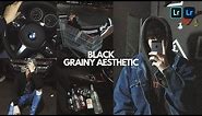 Dark Grainy Aesthetic - Black Grainy Preset | Free Lightroom Preset