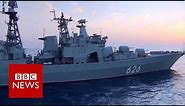 Russia's 'biggest' warship rockets revealed - BBC News