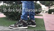Supreme Nike SB Dunk High “ Baroque Brown “ Review + on Feet