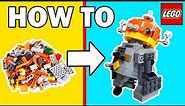 How To Build An Awesome Chopper C1-10P Droid From Star Wars Rebels Out Of Lego!Free Instructions MOC