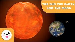 The Sun, Earth, and Moon - Solar System for Kids
