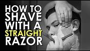How to Shave with a Straight Razor | AoM Instructional