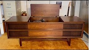 Restoring a "Graduate" 1968 GE Stereo Console Record Player, Model 711g
