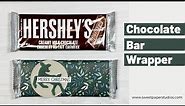 The Easiest Chocolate Bar Wrapper Tutorial | Craft Fair Item