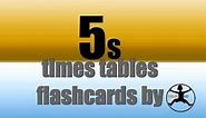 5's times tables flashcards I Multiplication Facts game